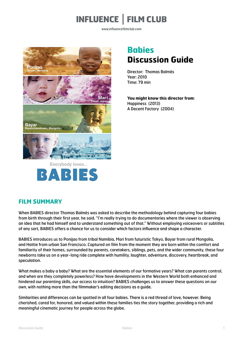 babies documentary analysis